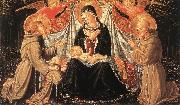 GOZZOLI, Benozzo Madonna and Child with Sts Francis and Bernardine, and Fra Jacopo dfg oil painting